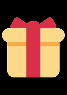 Simple Gift Box Illustration Emoji