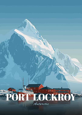 Port Lockroy, Antarctica Travel Poster