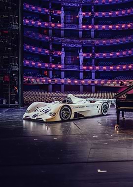 Race Car on Stage