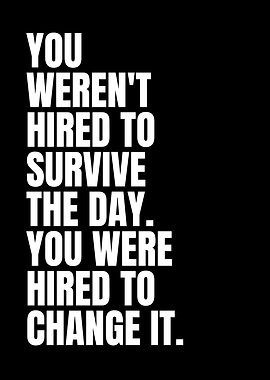 Inspirational Quote: Change It