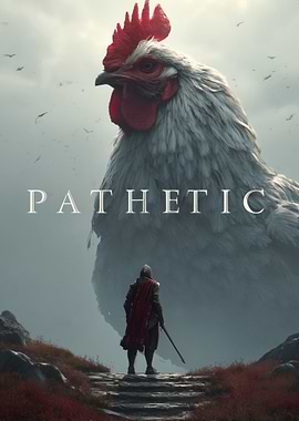 Pathetic: Knight vs. Giant Chicken