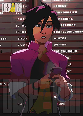 Animated Woman with Phone in Dispatch
