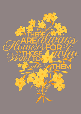 Floral Quote Art Matisse Quote