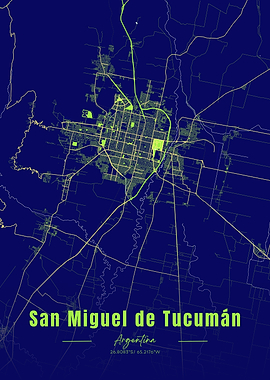 San Miguel de Tucumán Map