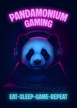 Pandamonium Gaming Panda Gamer