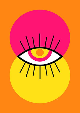 Bold Mod Abstract Eye