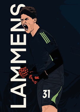 Senne Lammens Goalkeeper Portrait