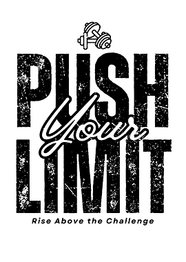 Push Your Limit Motivational Graphic