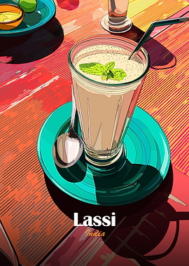 Lassi Drink Illustration