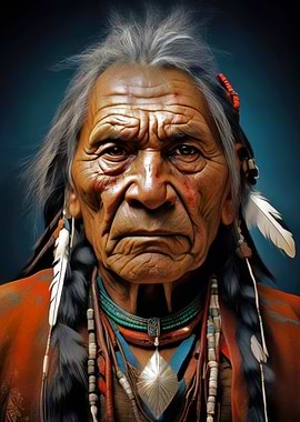 Native American Elder Portrait