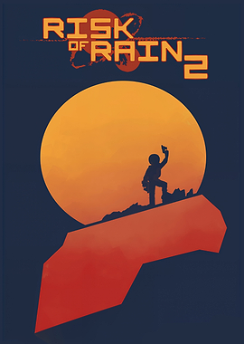 Risk of Rain 2 Silhouette Poster