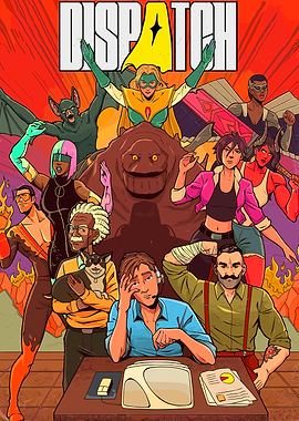 Dispatch Comic Book Cover Art