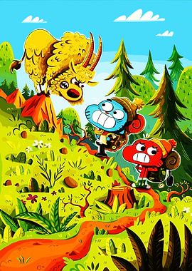 Gumball and Darwin Hiking Adventure