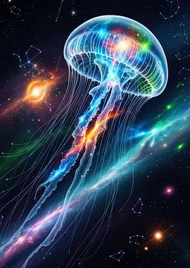 Cosmic Jellyfish in Space