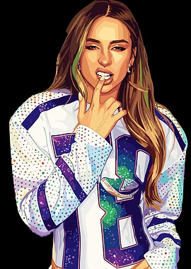 Tate McRae Portrait Digital Art