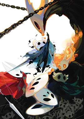 Hollow Knight Characters Digital Art