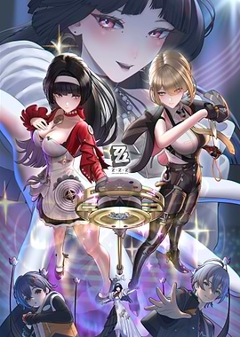 Zenless Zone Zero Girls with Futuristic Palette