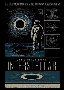Interstellar Movie Poster Art