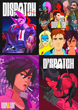 Dispatch Character Collage