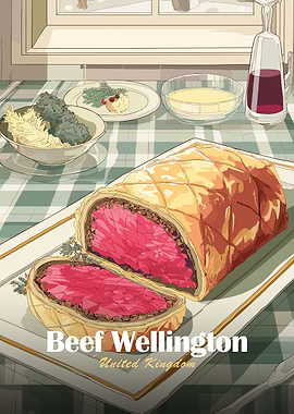Beef Wellington Illustration