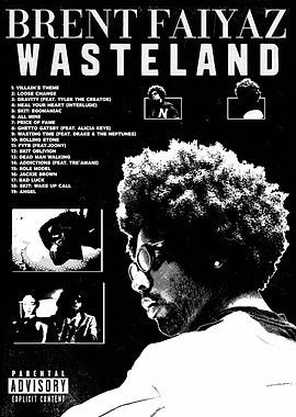 Brent Faiyaz Wasteland Album Cover