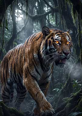 Tiger in the Jungle