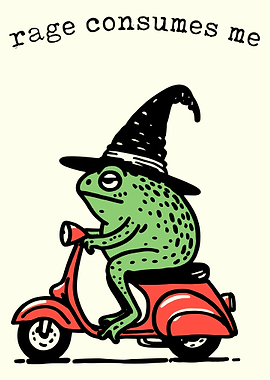 Rage Consumes Me Frog Scooter
