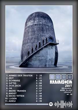 Rammstein - Zeit Album Cover