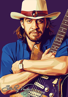Stevie Ray Vaughan Portrait