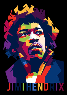 Jimi Hendrix Pop Art