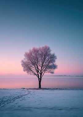 Winter Tree at Dawn