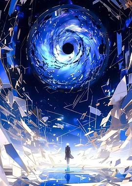 Abstract Portal with Figure