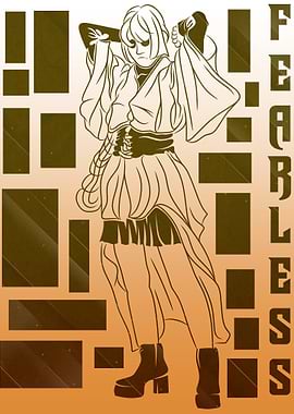 Fearless Fashion Illustration in Sepia Tones