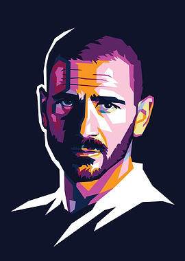Giorgio Chiellini Pop Art Portrait