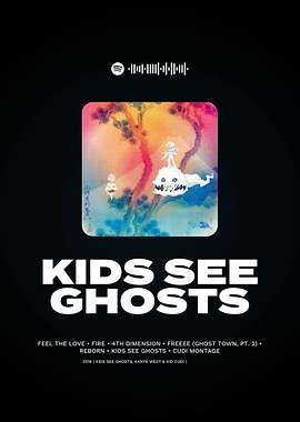 Kids See Ghosts Album Cover Art