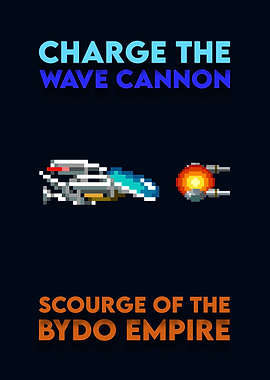 Charge the Wave Cannon Pixel Art