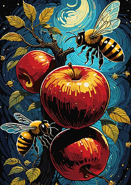 Apples and Bees in a Tree