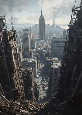 New York City Skyline from Above