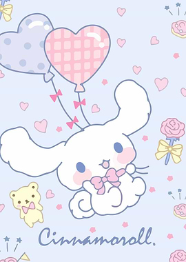 Cinnamoroll with Heart Balloons