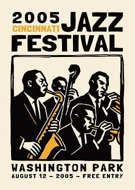 2005 Cincinnati Jazz Festival Poster