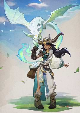 Dragon Rider with Companion