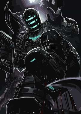 Dead Space Isaac Clarke Illustration