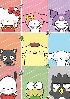 Sanrio Characters Grid