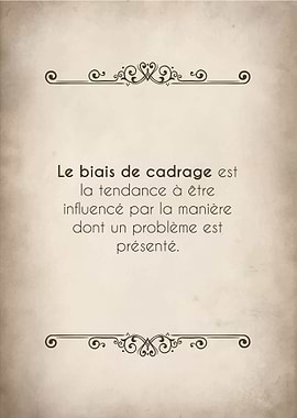 Framing Bias French Text Art