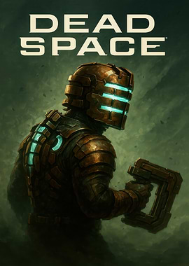 Dead Space character in armor