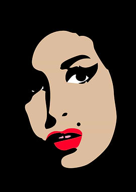 Amy Winehouse Portrait Illustration