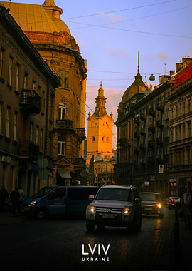 Lviv, Ukraine Cityscape