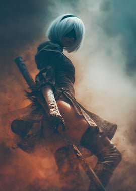 Character Nier Automata 2B