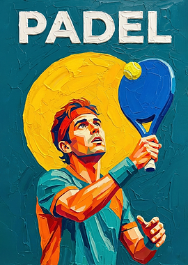 Padel Player Art