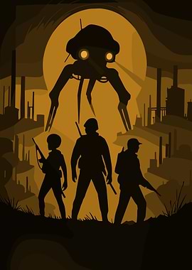 War of the Worlds Silhouette